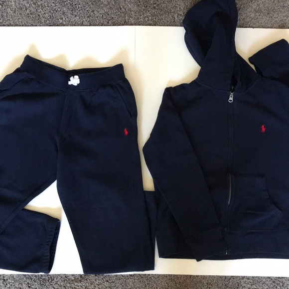 polo sweat suits boys